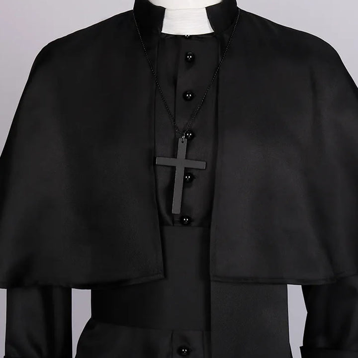 Christianartworkshop Multicolor Ceremonial Roman Soutane Clergy Robe: Medieval Priest Aesthetics - image 3