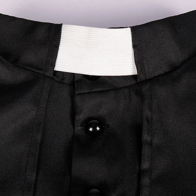 Christianartworkshop Multicolor Ceremonial Roman Soutane Clergy Robe: Medieval Priest Aesthetics - image 9