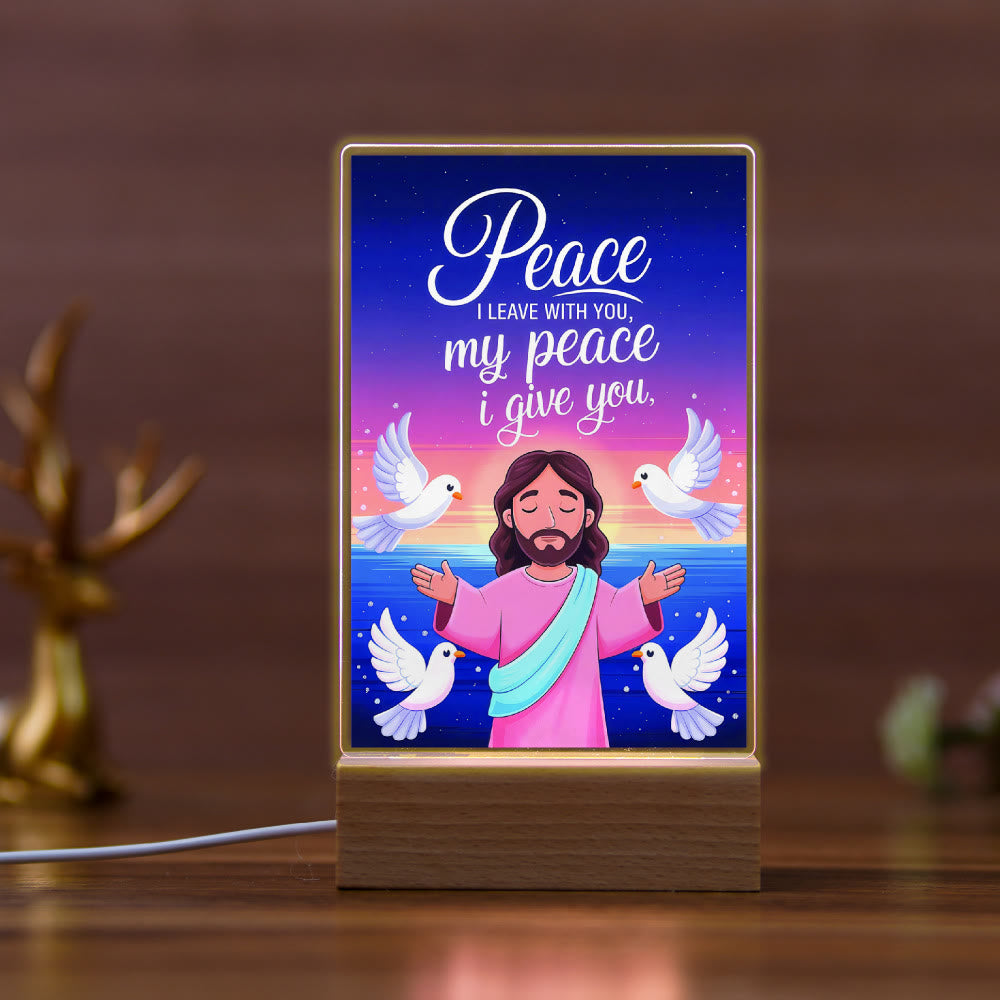 Christianartworkshop Jesus & Mary Religious Night Light: Inherit Blessed Spiritual Legacy - A - image 0