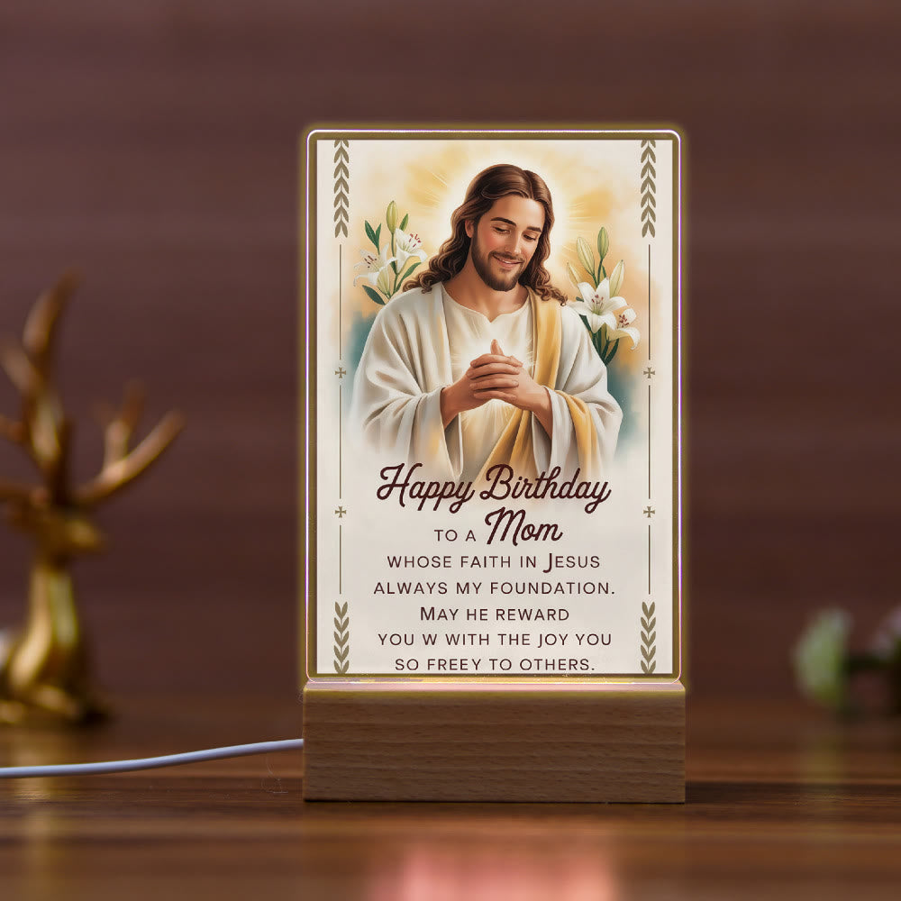 Christianartworkshop Religious Jesus Icon Healing Scene Night Light: Art & Natural Beauty - G - image 7