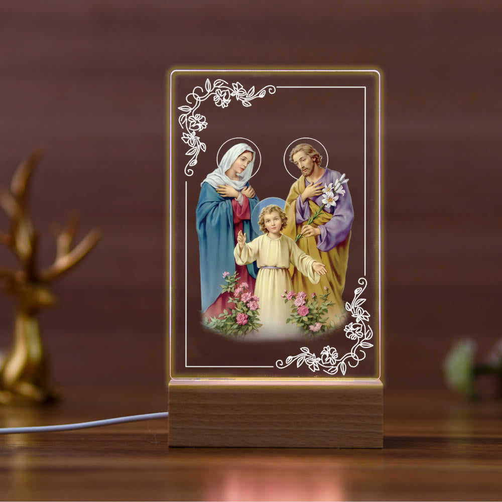 Christianartworkshop Religious Jesus Icon Healing Scene Night Light: Art & Natural Beauty - K - image 11