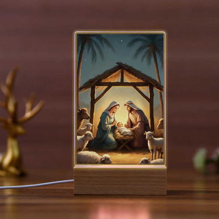 Christianartworkshop Religious Jesus Daily Affection Night Light: Warm Glow & Loving Message - B - image 2