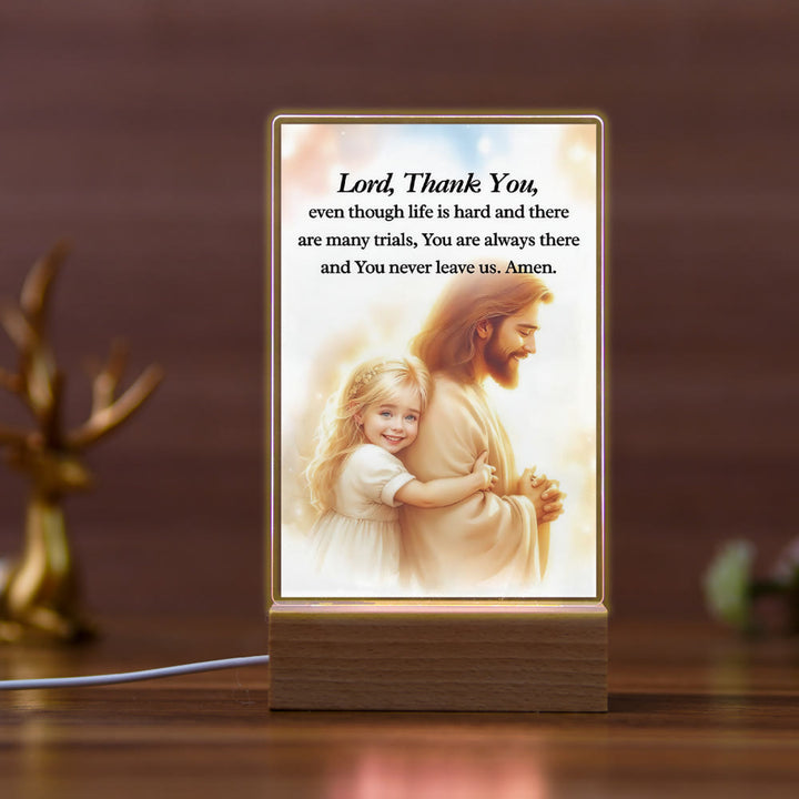 Christianartworkshop Religious Jesus Daily Affection Night Light: Warm Glow & Loving Message - D - image 4