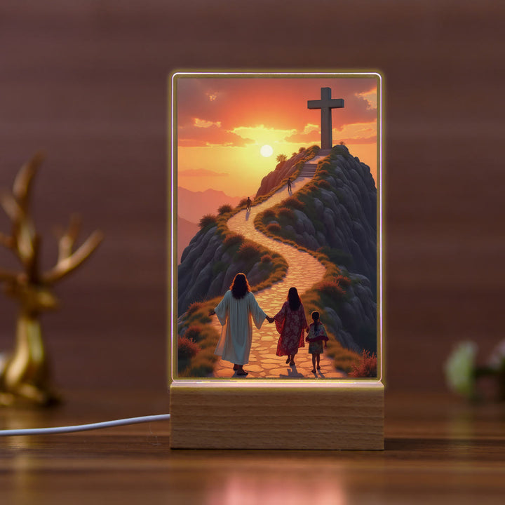 Christianartworkshop Religious Jesus Daily Affection Night Light: Warm Glow & Loving Message - J - image 9
