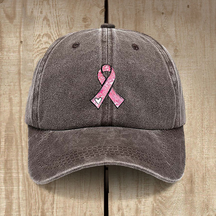 Christianartworkshop God's Healing Prayers Pink Ribbon Hat: Faith Warrior for Cancer Awareness - Coffee - image 13