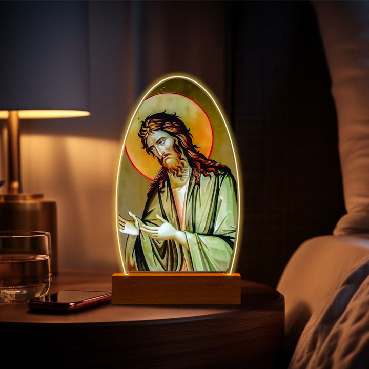 Christianartworkshop Daily Blessing Oval Holy Scenes Night Light: Glowing Halo & Holy Icons - F - image 13