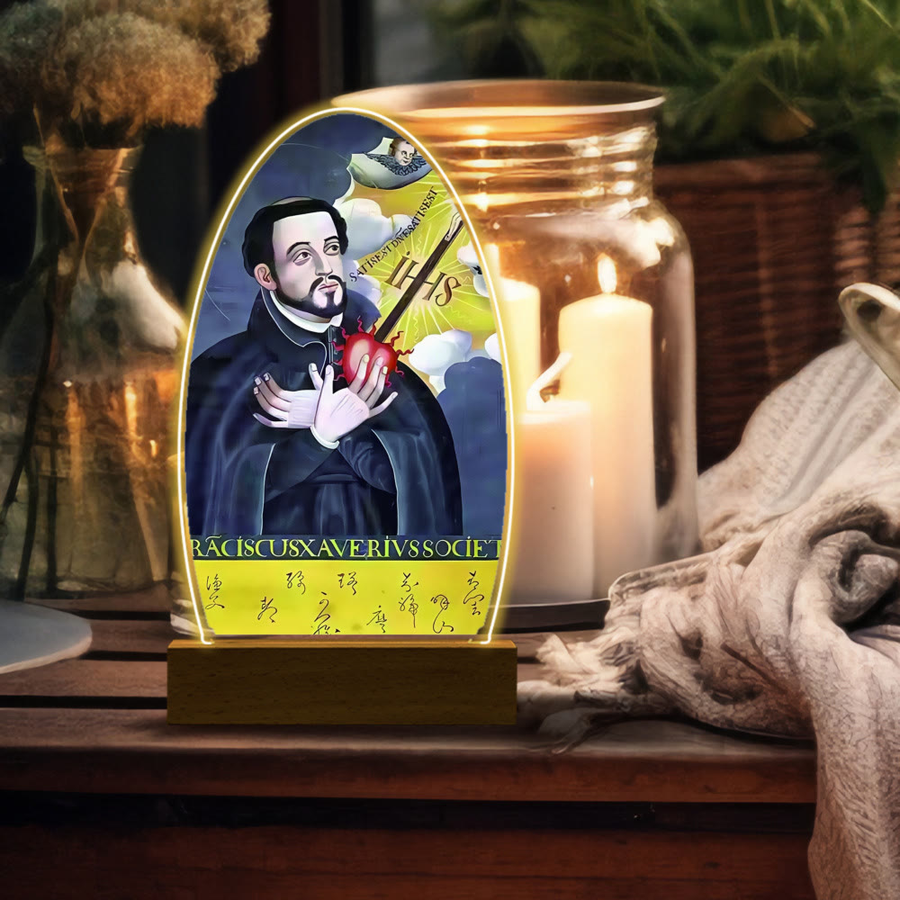 Christianartworkshop Daily Blessing Oval Holy Scenes Night Light: Glowing Halo & Holy Icons - K - image 18