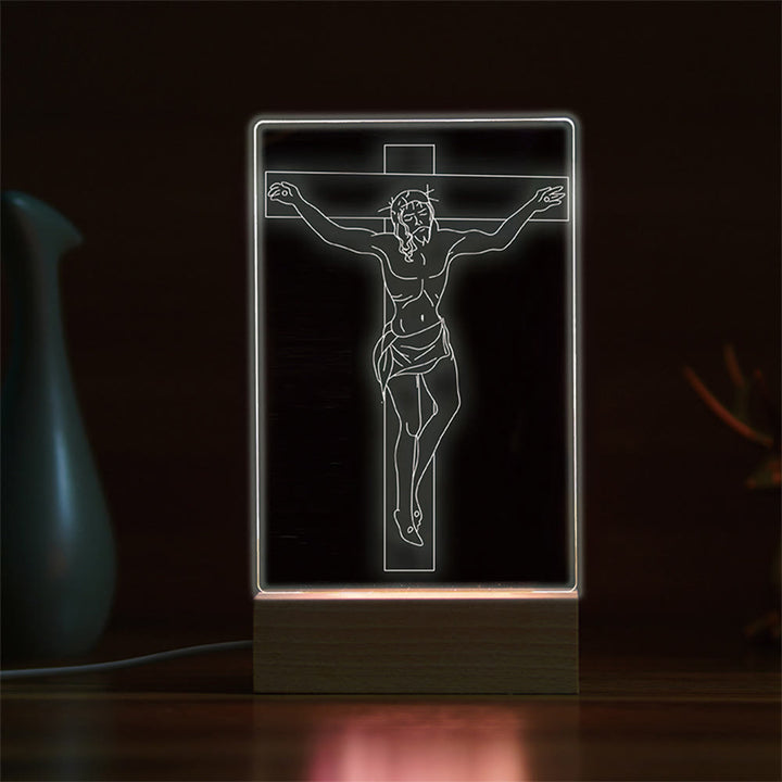 Christianartworkshop Minimalist Sacred Outlines Night Light: Share Divine Bonds - I - image 8