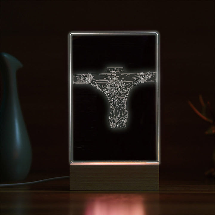 Christianartworkshop Minimalist Sacred Outlines Night Light: Share Divine Bonds - J - image 9