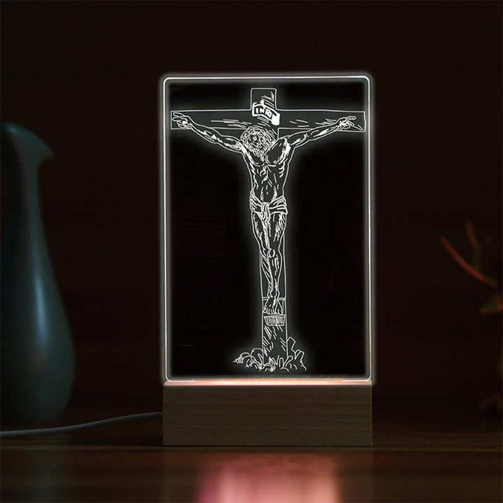 Christianartworkshop Minimalist Sacred Outlines Night Light: Share Divine Bonds - M - image 12