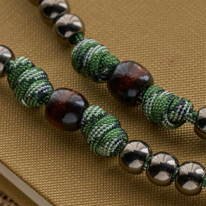 Christianartworkshop Rugged Paracord Blessing Rosary: Shielded by Holy Spirit and Divine Mercy - image 6