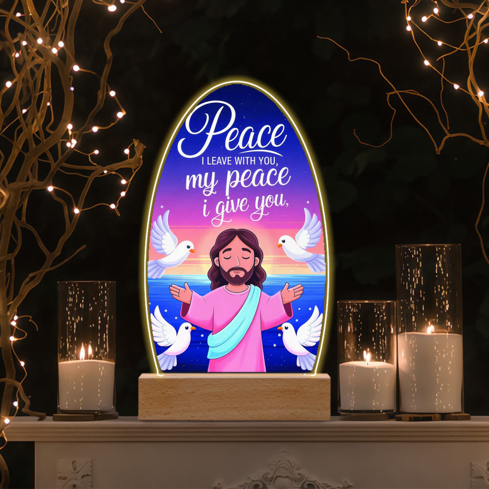 Christianartworkshop Comforting Jesus and Virgin Mary Prayer Moments Night Light - I - image 12