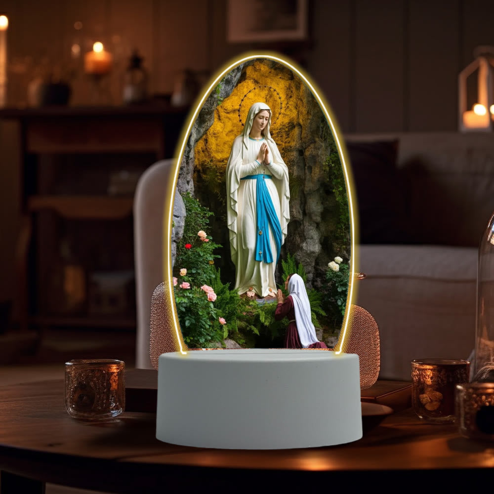 Christianartworkshop Blessed Christian Saints Night Light: Evening Companion for Reflection - A - image 0