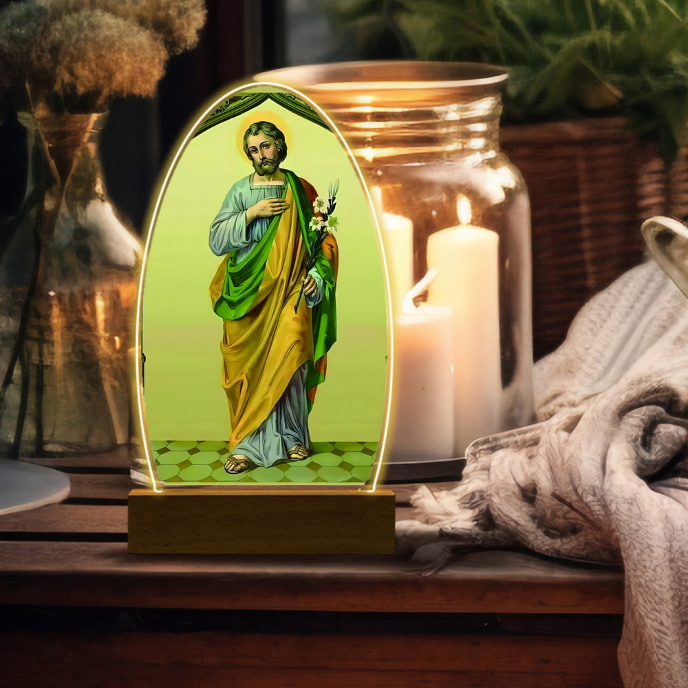 Christianartworkshop Blessed Christian Saints Night Light: Evening Companion for Reflection - J - image 13