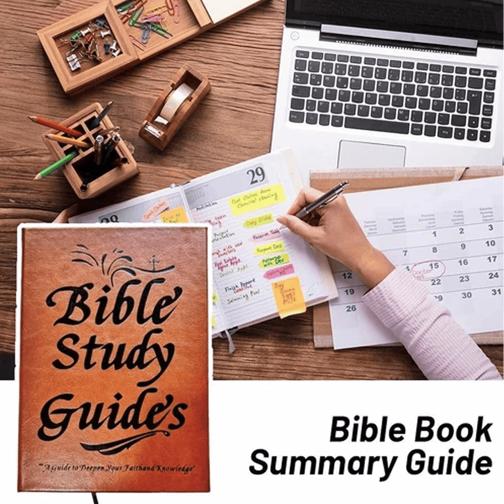 Christianartworkshop 66-Page Bible Study Guide Journal for Daily Devotions and Group Study - image 1