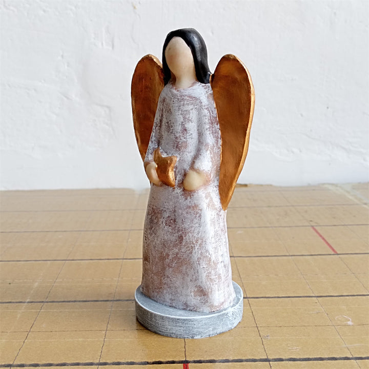 Christianartworkshop Classic Resin Abstract Angel Nativity Decoration: A Rare Emblem of Christmas Devotion - image 7