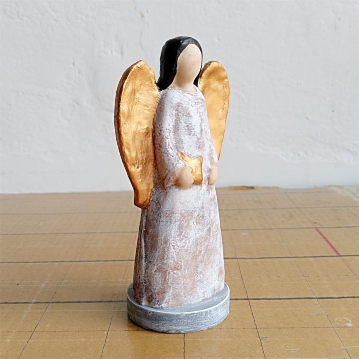 Christianartworkshop Classic Resin Abstract Angel Nativity Decoration: A Rare Emblem of Christmas Devotion - image 5