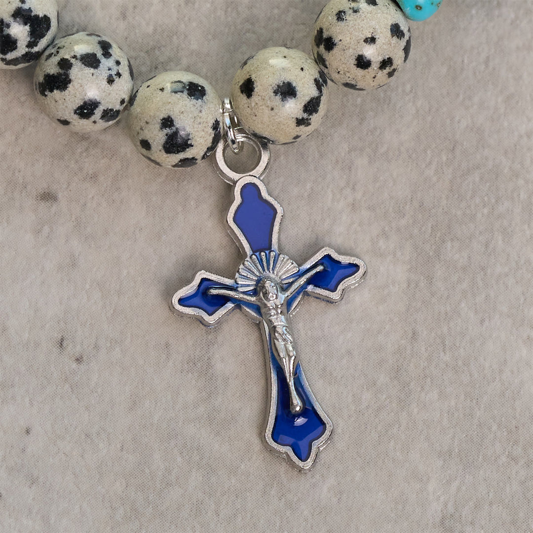 Christianartworkshop Ocean's Faith with Multicolored Natural Stone & Turtle Charm Animal Bracelet - image 41