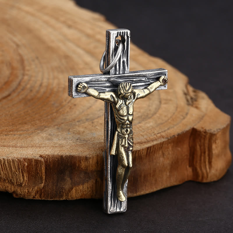 Christianartworkshop Classic Sterling Silver Crucifix Necklace: A Symbol of Faith for Daily Spiritual Connection - image 1