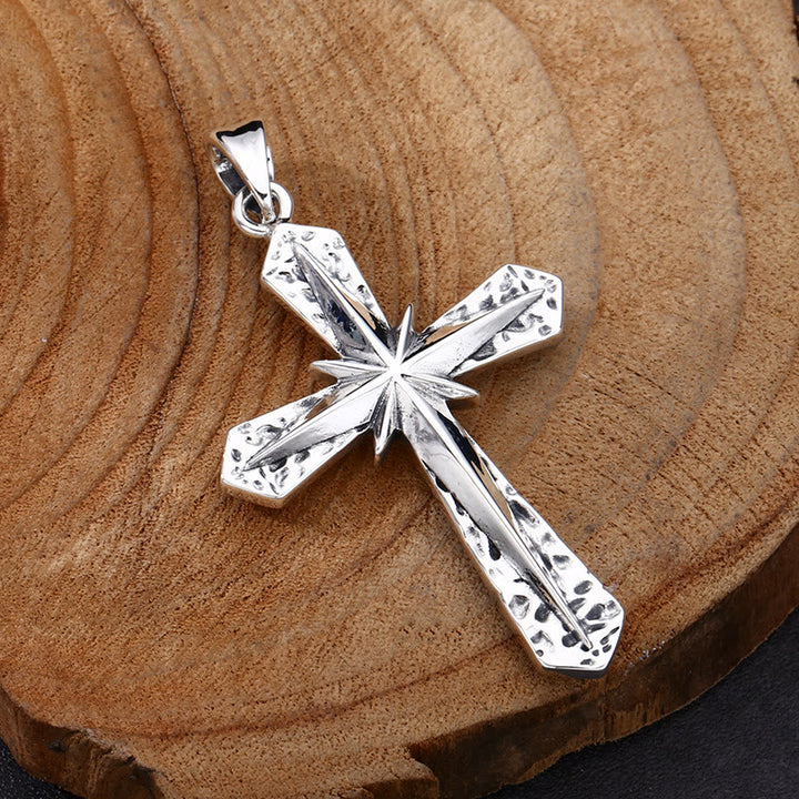 Christianartworkshop Classic Polished Sterling Silver Cross Necklace: A Subtle yet Sacred Emblem of Devotion - image 2