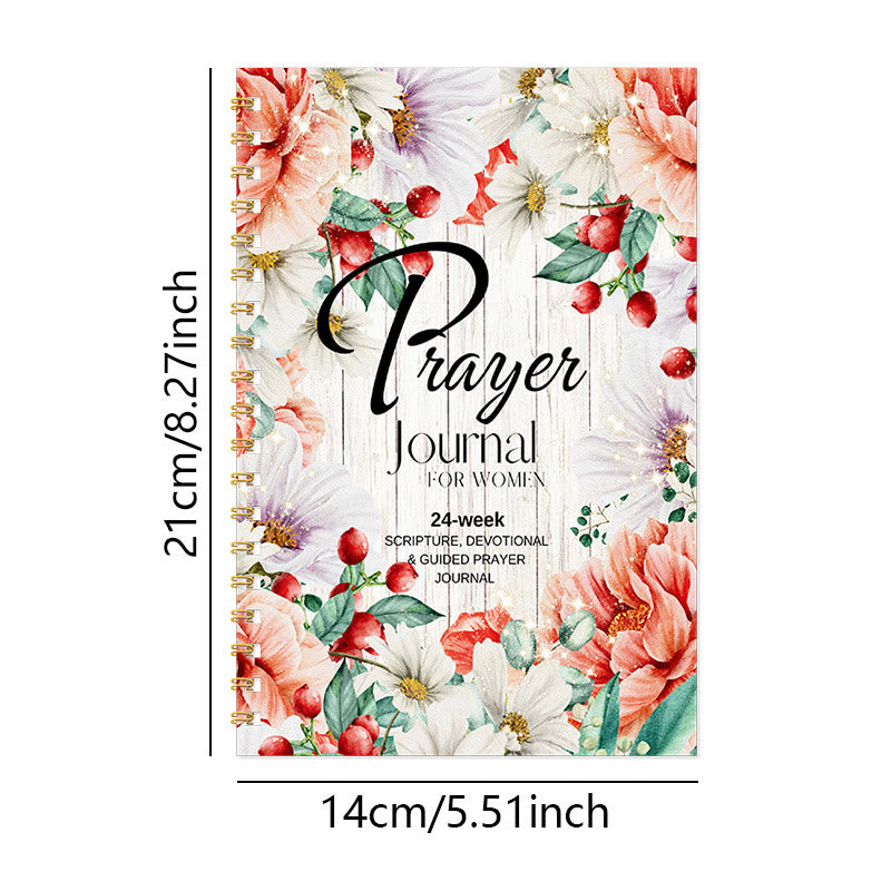 Christianartworkshop Classic Floral Prayer Journal: A Tool for 24 - Week Spiritual Nourishment - image 10