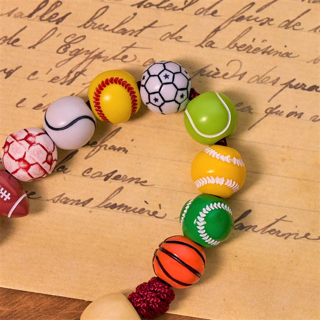 Christianartworkshop All-in-One Sports Prayer Rosary Keychain with Multi-Sport Beads: No Regrets in Every Game - image 5