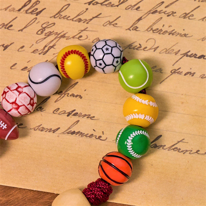 Christianartworkshop All-in-One Sports Prayer Rosary Keychain with Multi-Sport Beads: No Regrets in Every Game - image 5