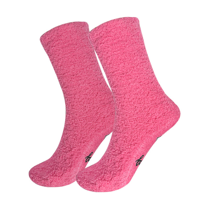 Christianartworkshop Divine Warmth Faithful Comfort I'M Praying Coral Fleece Socks - image 2