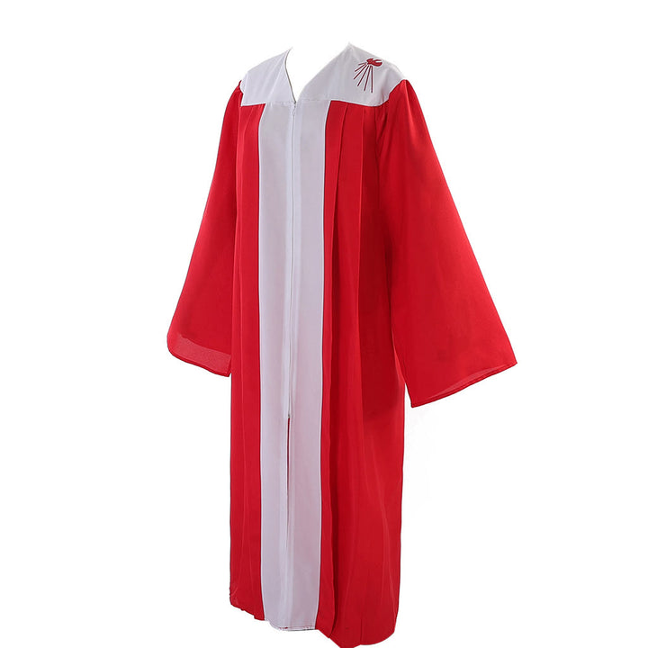 Christianartworkshop Elegant Red Clergy Robe with Dove of the Holy Spirit: Serve with Faith and Light - image 4