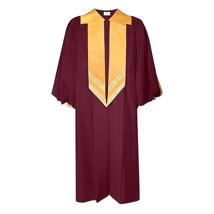 Christianartworkshop Classic Versatile 4-Color Clergy Robes with Golden V-Collar Design - image 7