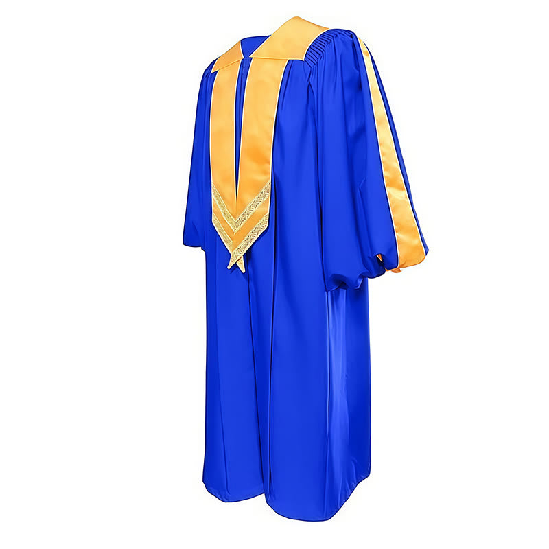 Christianartworkshop Classic Versatile 4-Color Clergy Robes with Golden V-Collar Design - image 4