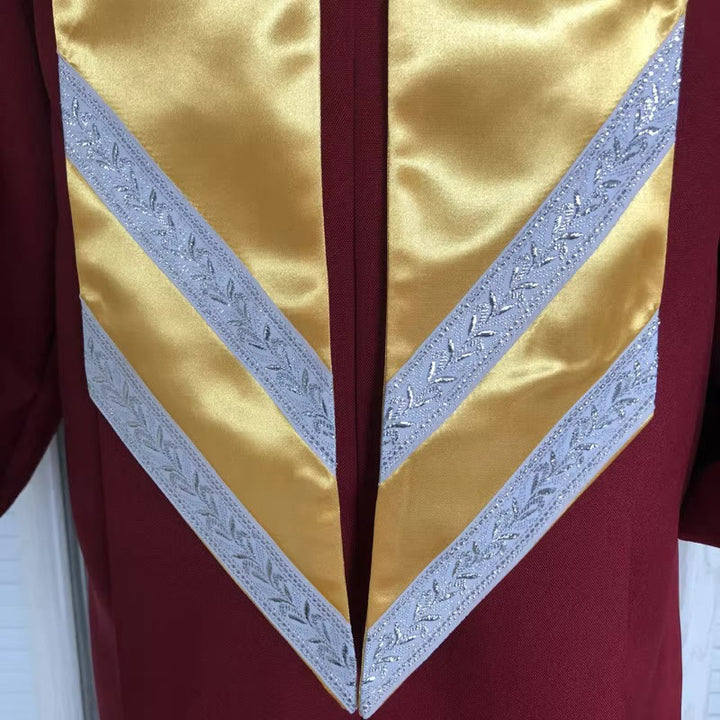 Christianartworkshop Classic Versatile 4-Color Clergy Robes with Golden V-Collar Design - image 9