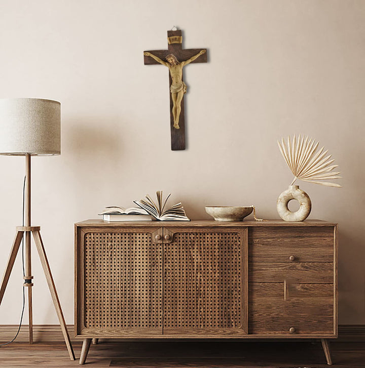 Christianartworkshop INRI - Inscribed Resin Crucifix: A Profound Emblem of Reverence - image 5