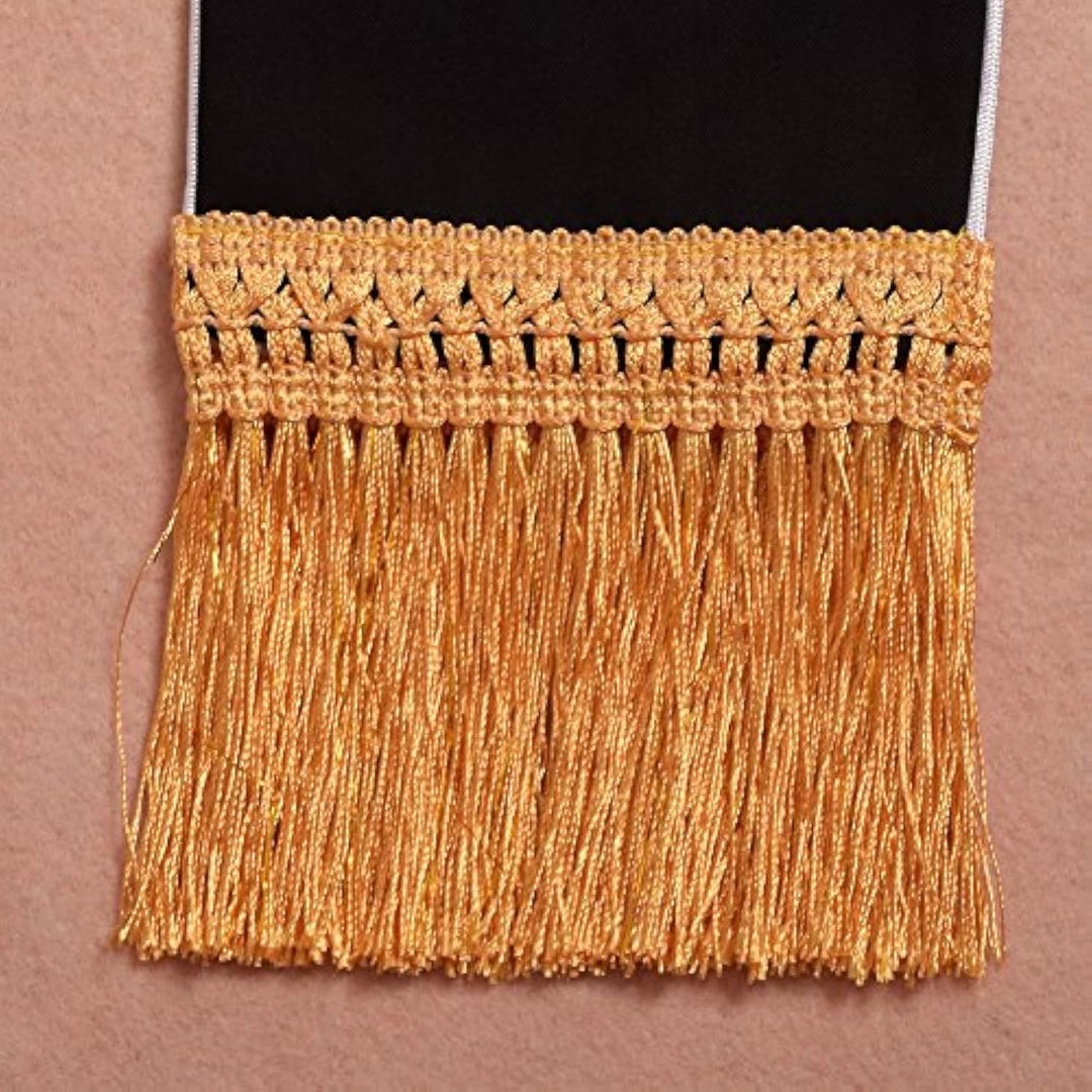 Christianartworkshop Traditional Multi-Color Clergy Stole: Cross Embroidery & Golden Tassel Details - image 8