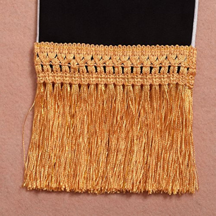 Christianartworkshop Traditional Multi-Color Clergy Stole: Cross Embroidery & Golden Tassel Details - image 8