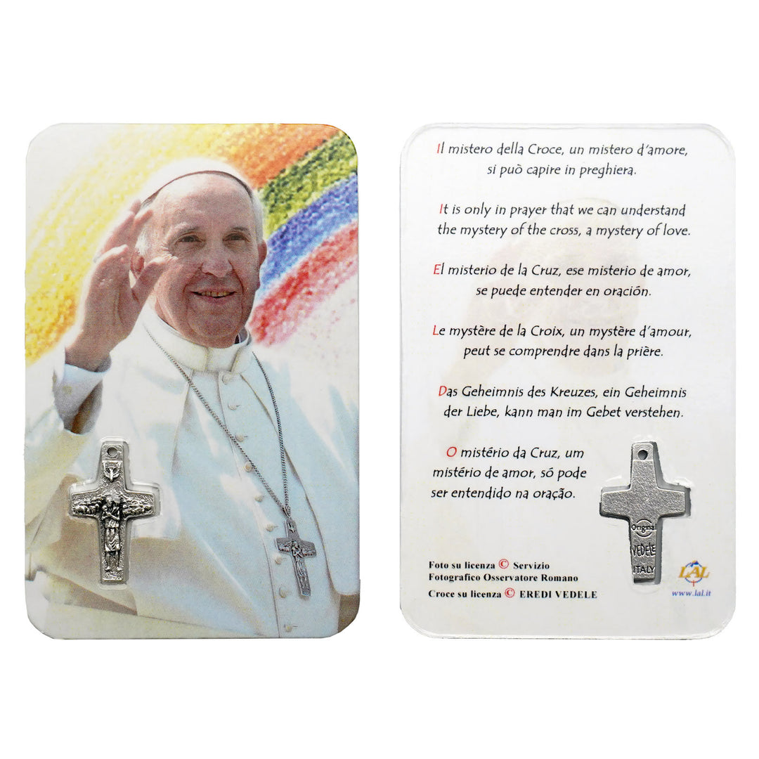 Christianartworkshop Premium Cardstock Double - Sided Saint Cards with Crucifix & Medal - M - image 13