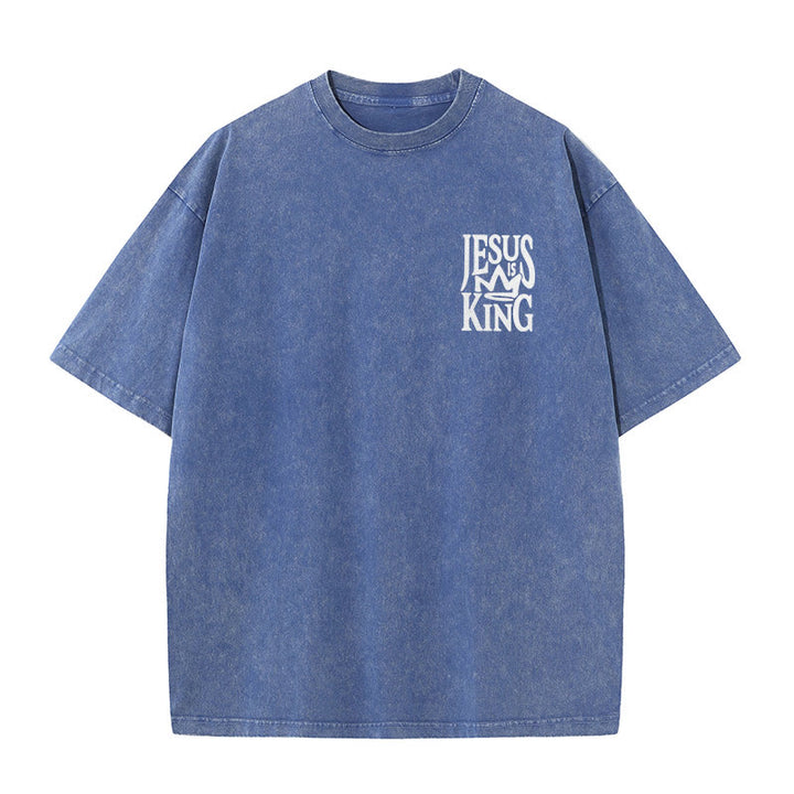 Christianartworkshop Heart Illustration Ezekiel Christian Washed T-shirt - image 6