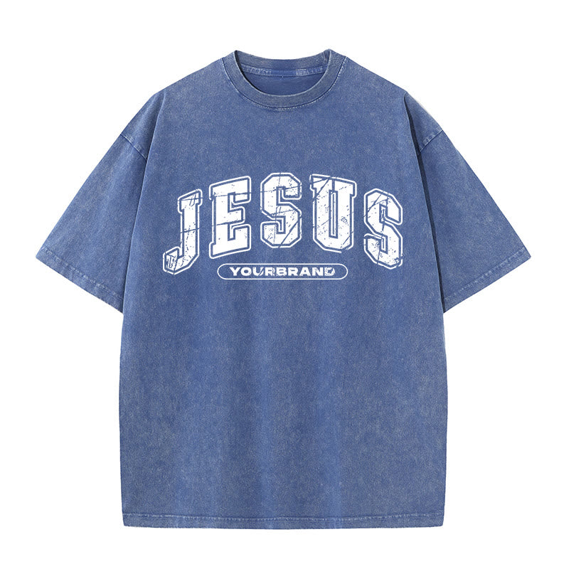 Christianartworkshop First Of All I'm God's Masterpiece Christian Washed T-Shirt - Royal Blue - 5XL - image 5