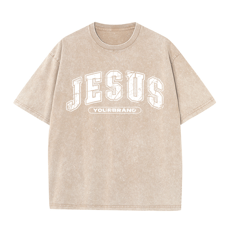 Christianartworkshop First Of All I'm God's Masterpiece Christian Washed T-Shirt - Beige - 5XL - image 0