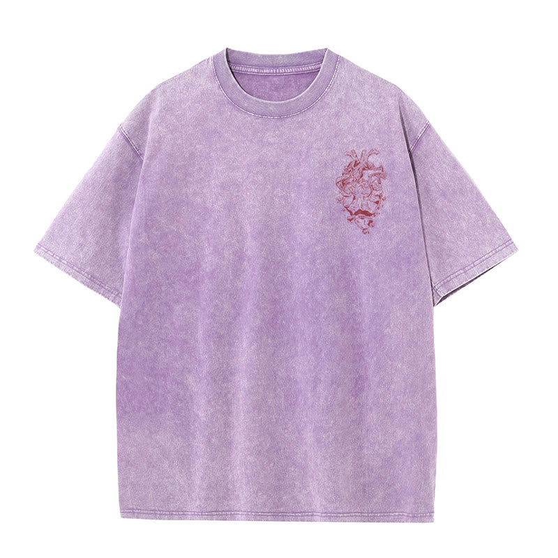 Christianartworkshop Rolling Stone Christian Washed T-Shirt - Purple - 5XL - image 6