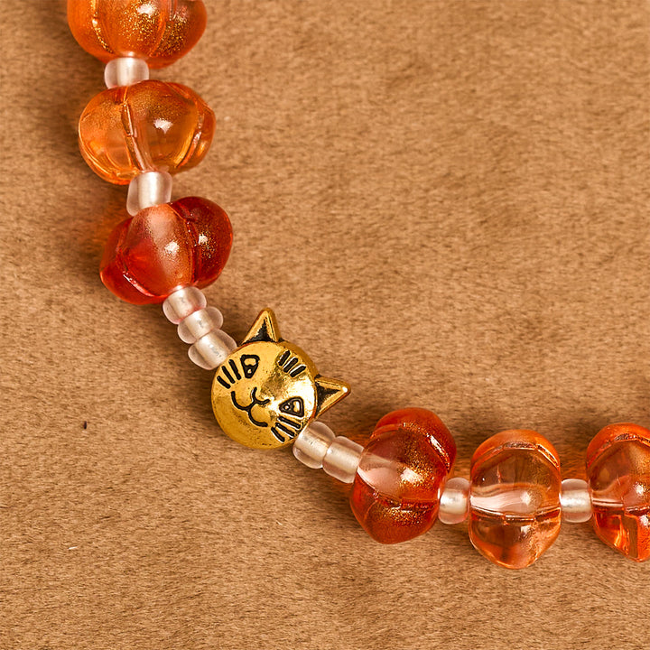 Christianartworkshop Sacred Pumpkin Beads Autumn Prayer Bracelet: Harvest Grace and Joy - image 3