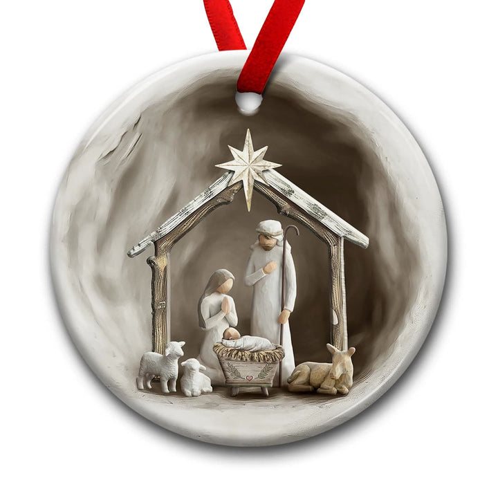 Christianartworkshop Detailed Bethlehem Star Nativity Hanging Ornaments - image 4