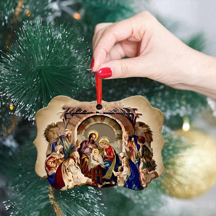 Christianartworkshop Acrylic Signs Nativity Christmas Hanging Ornaments C - image 4