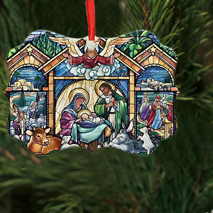 Christianartworkshop Acrylic Signs Nativity Christmas Hanging Ornaments D - image 4