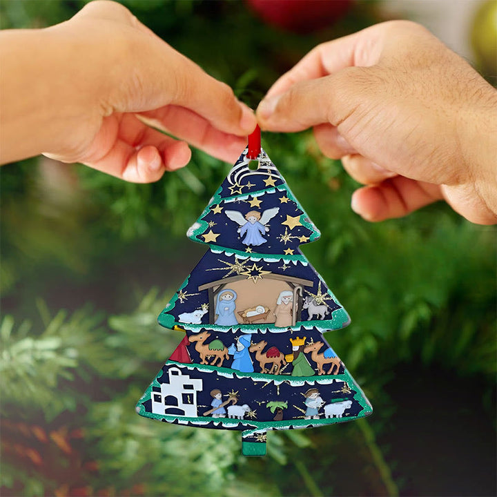 Christianartworkshop Acrylic Signs Nativity Christmas Hanging Ornaments F - image 4