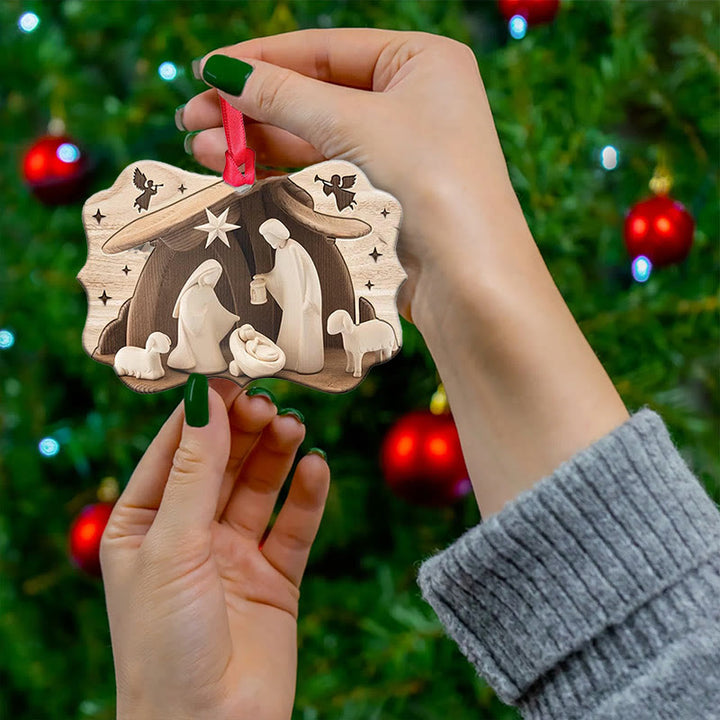 Christianartworkshop Acrylic Signs Nativity Christmas Hanging Ornaments A - image 3