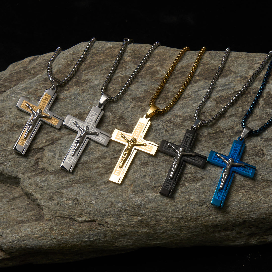 Christianartworkshop Faith - Symbolic Multi - Colored Crucifix Fashion Necklace - image 10