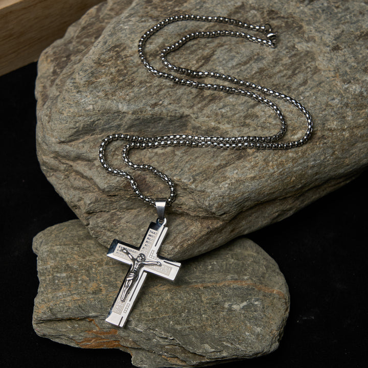 Christianartworkshop Faith - Symbolic Multi - Colored Crucifix Fashion Necklace - image 3