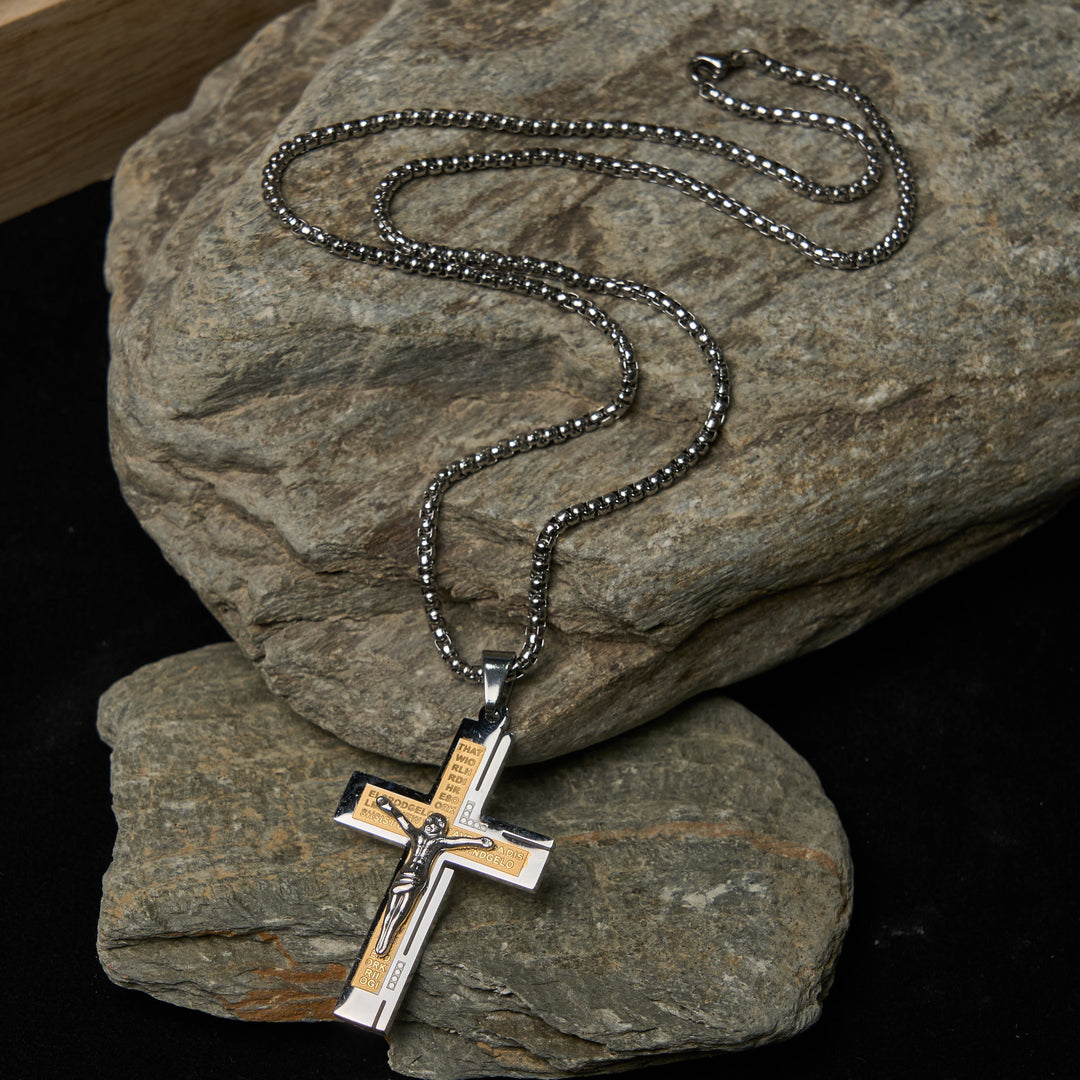 Christianartworkshop Faith - Symbolic Multi - Colored Crucifix Fashion Necklace - image 5