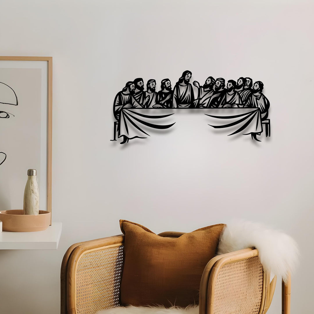 Christianartworkshop Faithful Representation The Last Supper Metal Wall Decor - image 1